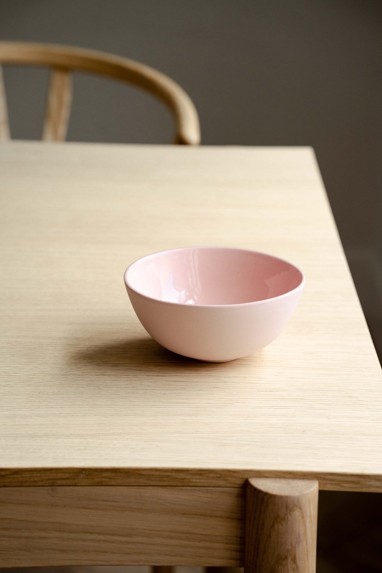 Handmade Porcelain Bowl. Powder Pink-Parc Decor