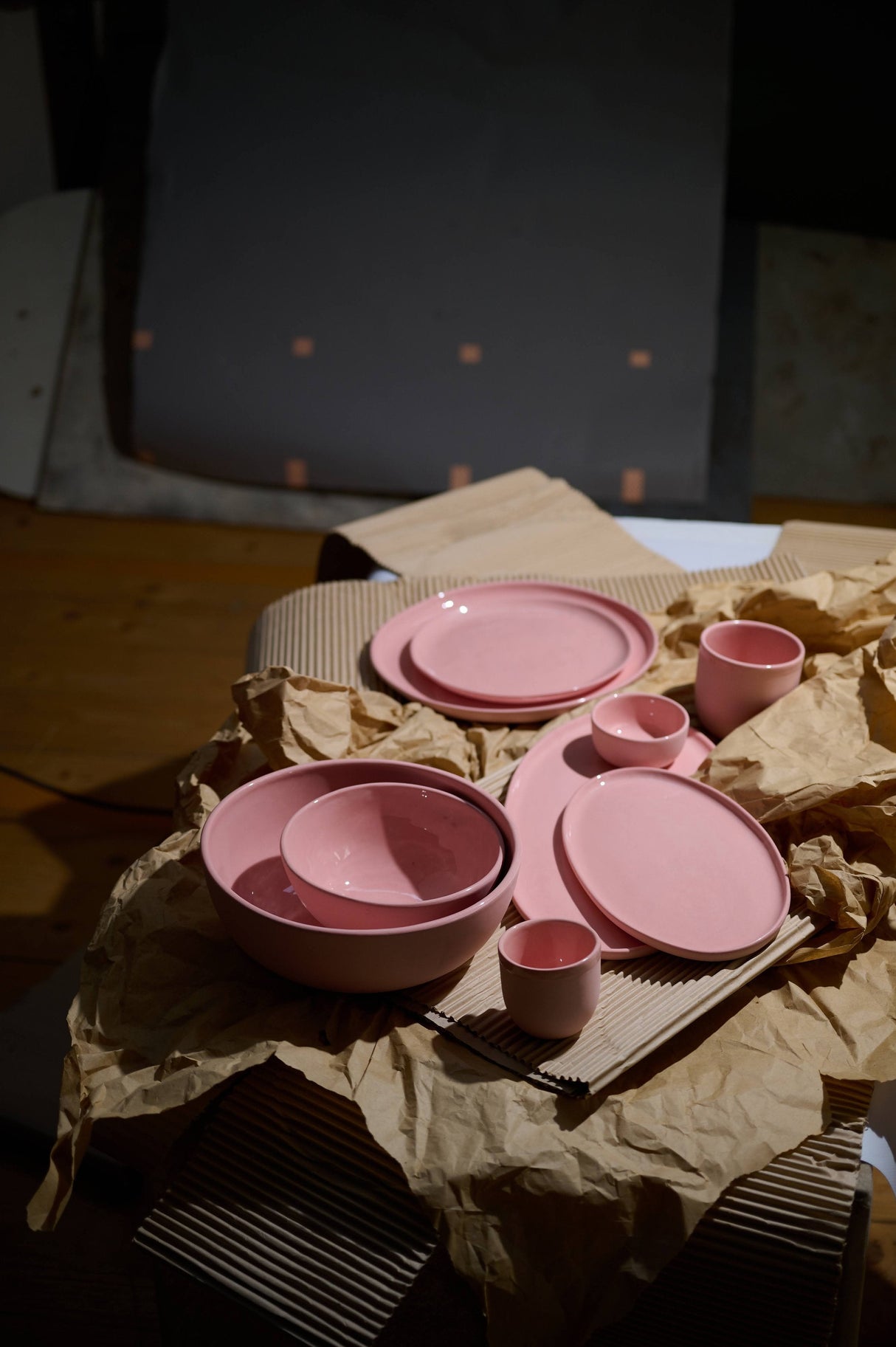 Handmade Porcelain Bowl. Powder Pink-Parc Decor