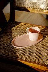 Handmade Porcelain Coffee Mug. Powder Pink-Parc Decor
