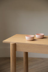 Handmade Porcelain Pinch Bowl. Powder Pink-Parc Decor