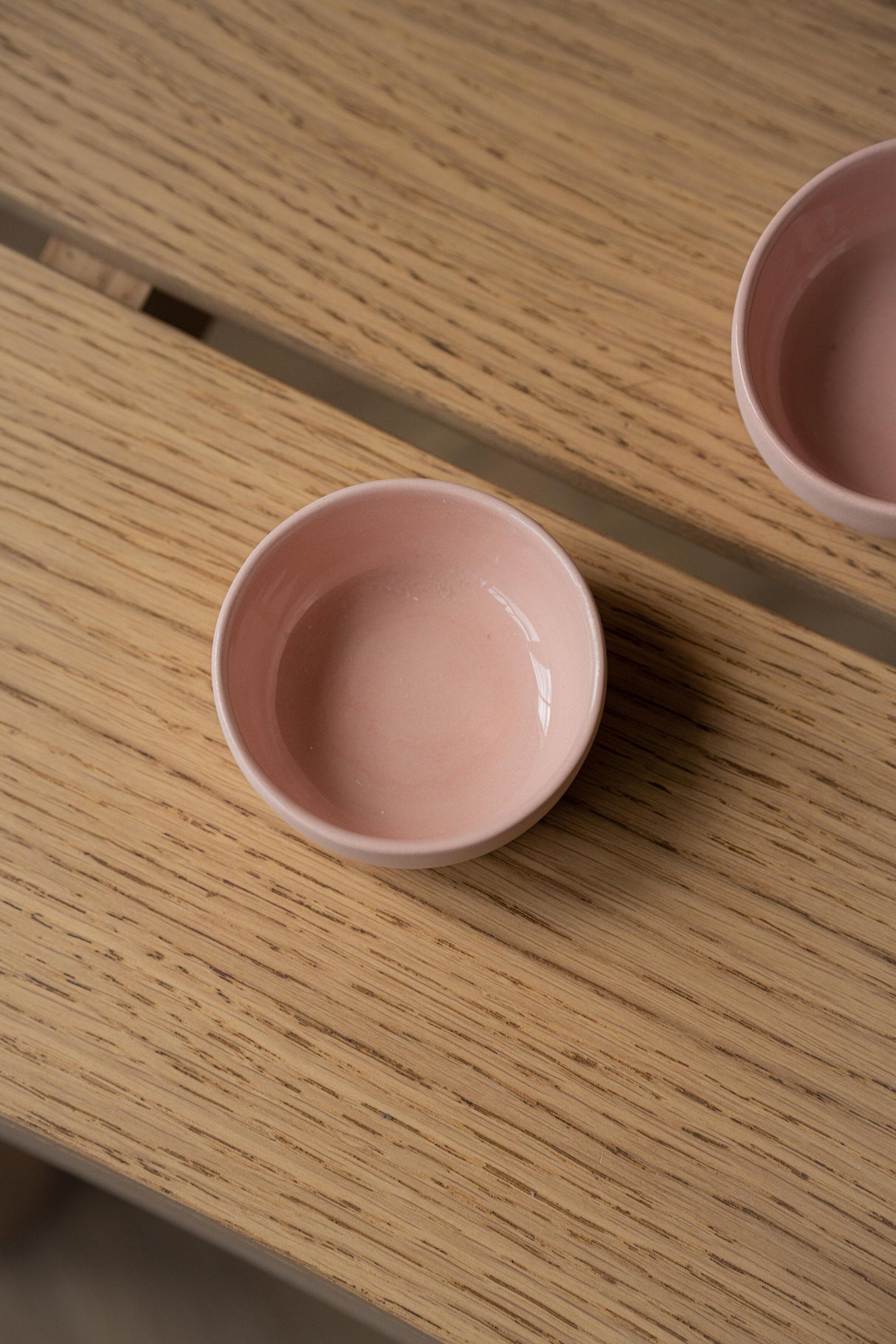 Handmade Porcelain Pinch Bowl. Powder Pink-Parc Decor
