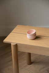 Handmade Porcelain Pinch Bowl. Powder Pink-Parc Decor