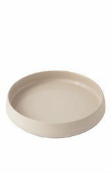 Handmade Stoneware Dinner Plates with High Sides and Transparent Glaze-Parc Decor