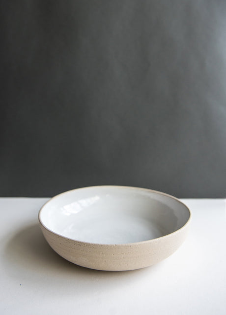 Handmade Stoneware Pasta Bowl-Parc Decor
