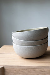 Handmade Stoneware Ramen Bowl "Concrete"-Parc Decor
