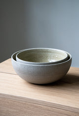 Handmade Stoneware Ramen Bowl "Concrete"-Parc Decor