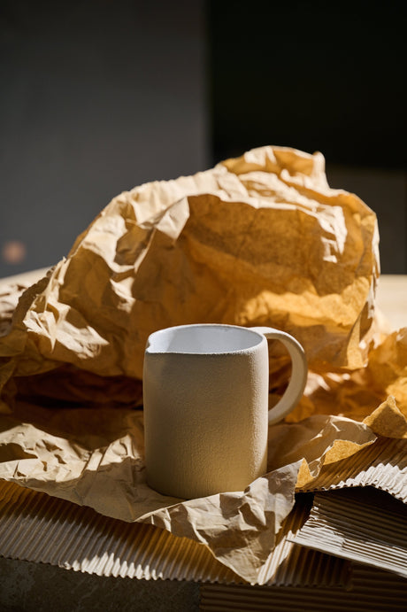 Handmade Stoneware Small Pitcher-Parc Decor