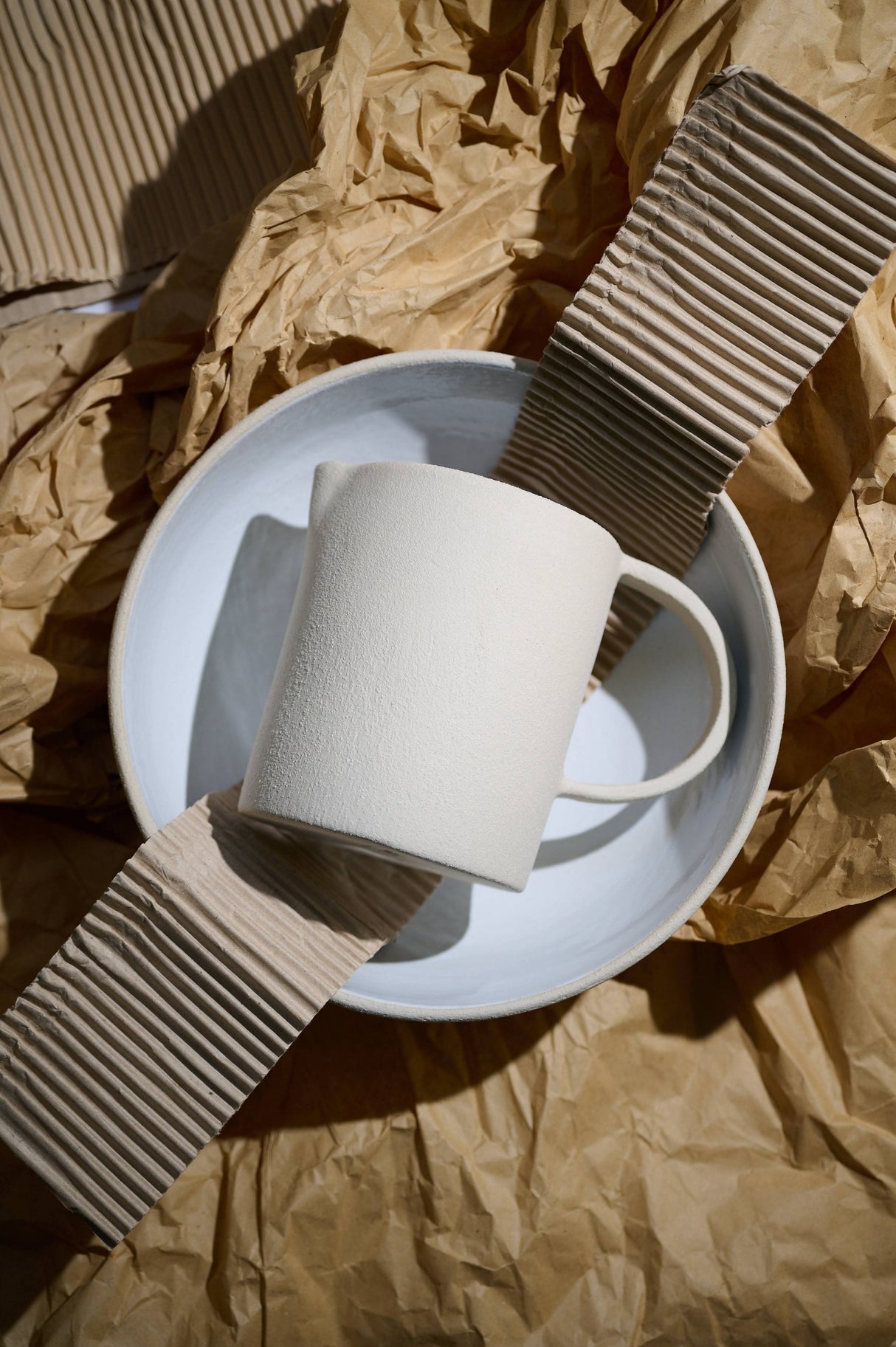 Handmade Stoneware Small Pitcher-Parc Decor