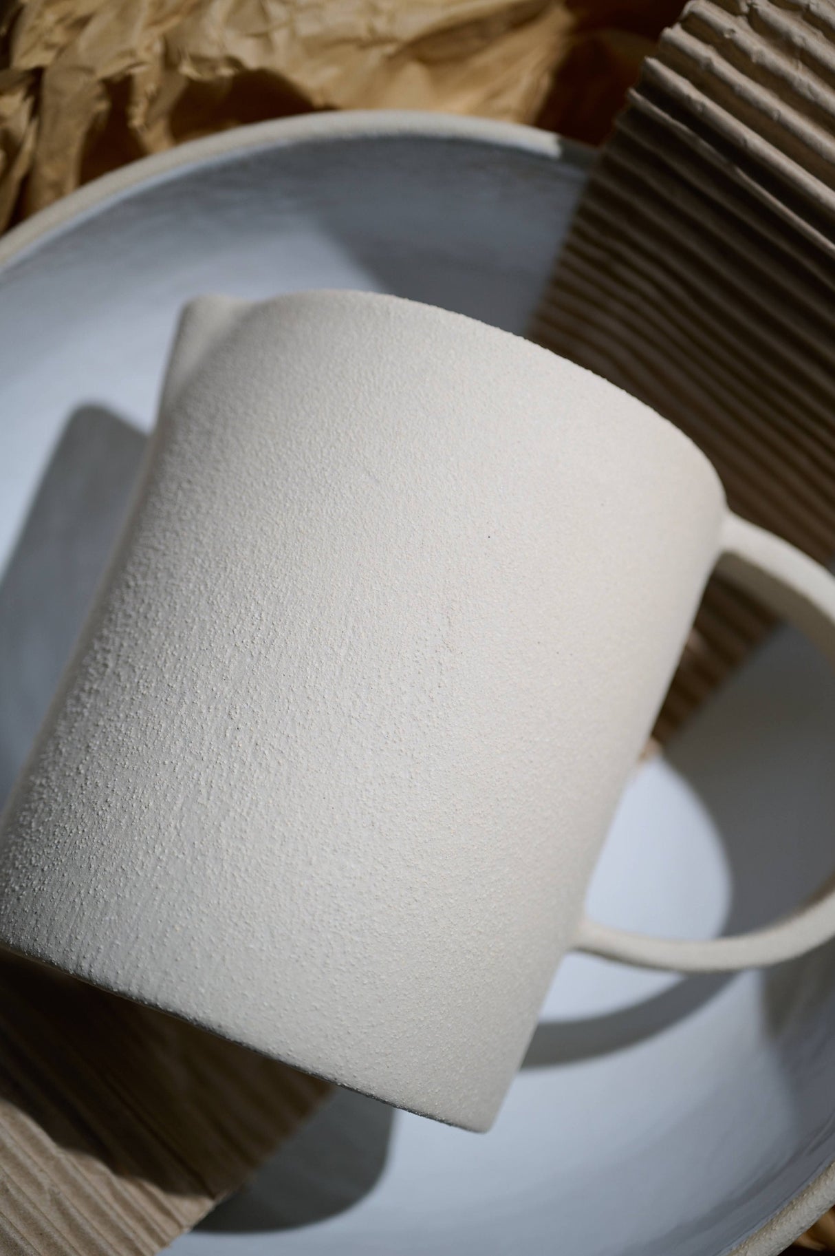 Handmade Stoneware Small Pitcher-Parc Decor