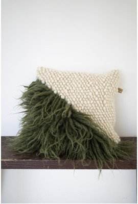 Handwoven Pillow "Forest" Moss-Parc Decor