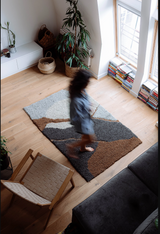 Handwoven Wool Area Rug "Guk"
