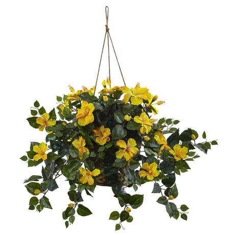 Hibiscus Hanging Basket-Parc Decor