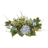 Hydrangea Candle Holder Centerpiece-Parc Decor