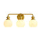 Irvine Gold Modern Frosted Glass 3-Light Vanity Light-Parc Decor