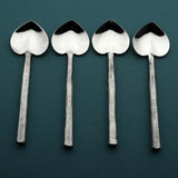 Jason Heart Coffee/Dessert Table Spoon 4 Pc. Set-Parc Decor