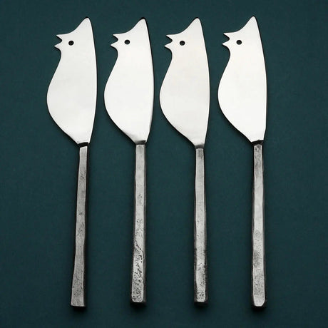 Jason Ratoncito Cheese Spreader/Knife 4 Pc. Set-Parc Decor