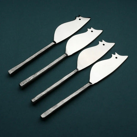 Jason Ratoncito Cheese Spreader/Knife 4 Pc. Set-Parc Decor
