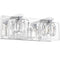 Kolt Chrome Modern 2-Light Bathroom Vanity Light-Parc Decor