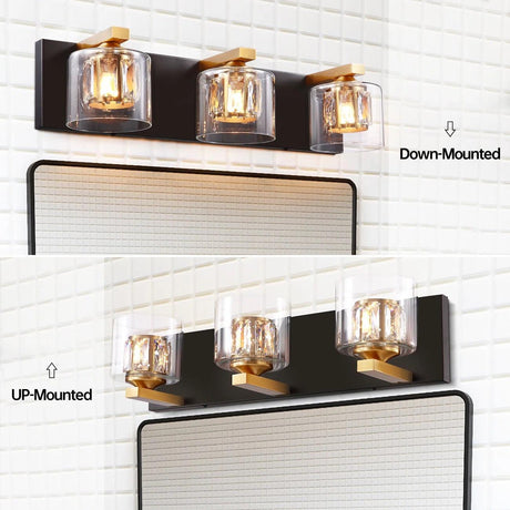 Kolt Modern 3-Light Bathroom Vanity Light-Parc Decor