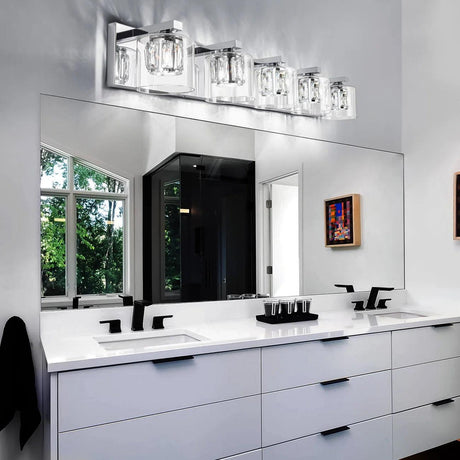 Kolt Modern 5-Light Bathroom Vanity Light-Parc Decor