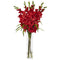 Large Gladiola w/Cylinder Vase Silk Arrangement-Parc Decor