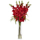 Large Gladiola w/Cylinder Vase Silk Arrangement-Parc Decor