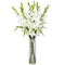 Large Gladiola w/Cylinder Vase Silk Arrangement-Parc Decor