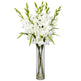 Large Gladiola w/Cylinder Vase Silk Arrangement-Parc Decor