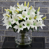 Large Lily Arrangement with Vase-Parc Decor