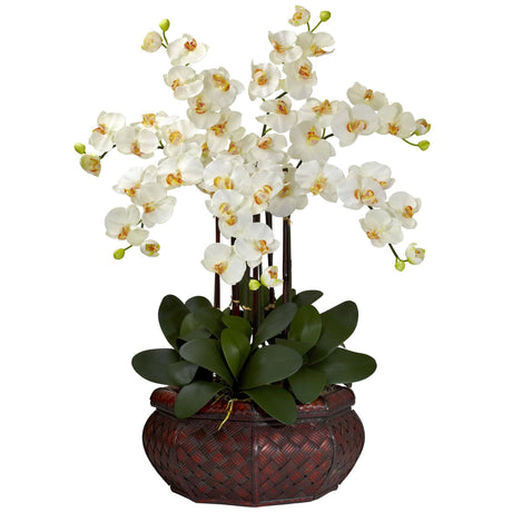 Large Phalaenopsis Silk Flower Arrangement-Parc Decor