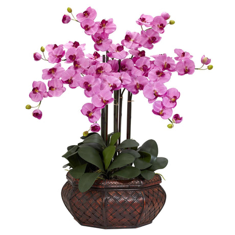 Large Phalaenopsis Silk Flower Arrangement-Parc Decor