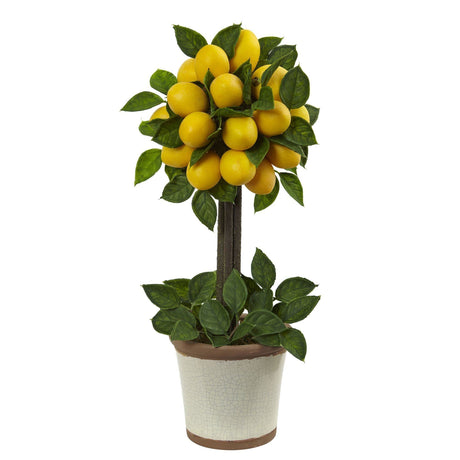 Lemon Ball Topiary Arrangement-Parc Decor