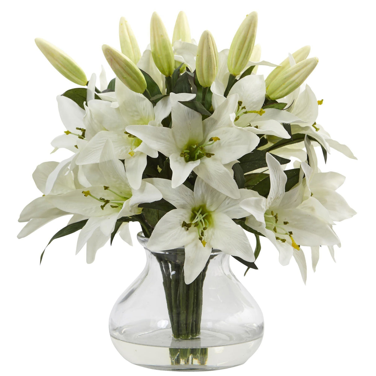 Lily Arrangement with Vase-Parc Decor