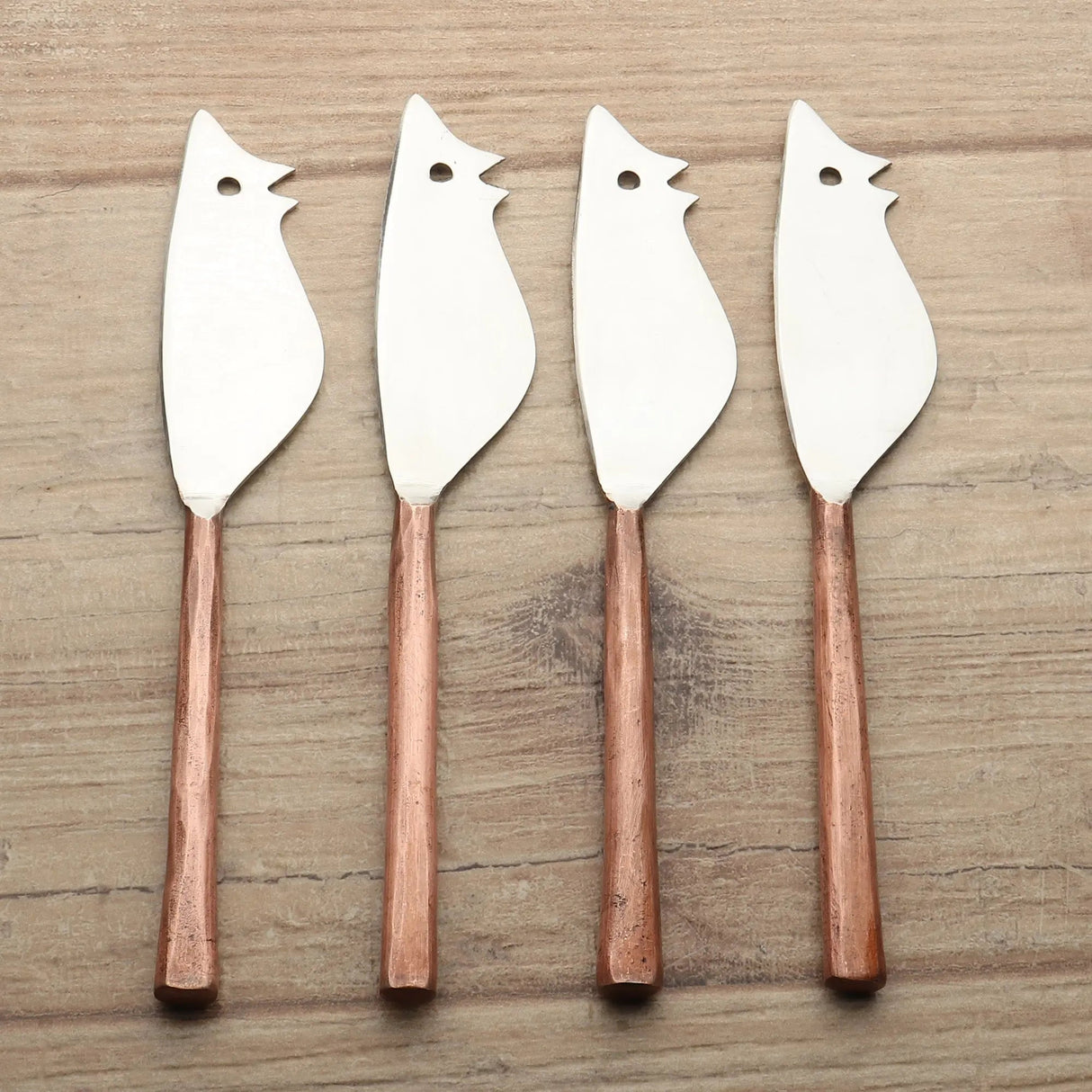 MEDICKI RATONCITO CHEESE SPREADER/KNIFE 4 PC. SET-Parc Decor