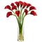 Mini Calla Lily Silk Flower Arrangement-Parc Decor