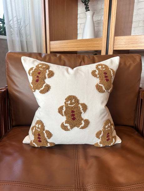 Mini Gingerbread Pillow Cover-Parc Decor