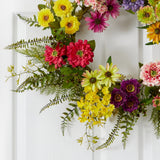 Mixed Flower Wreath-Parc Decor