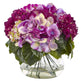 Mixed Hydrangea w/Vase-Parc Decor