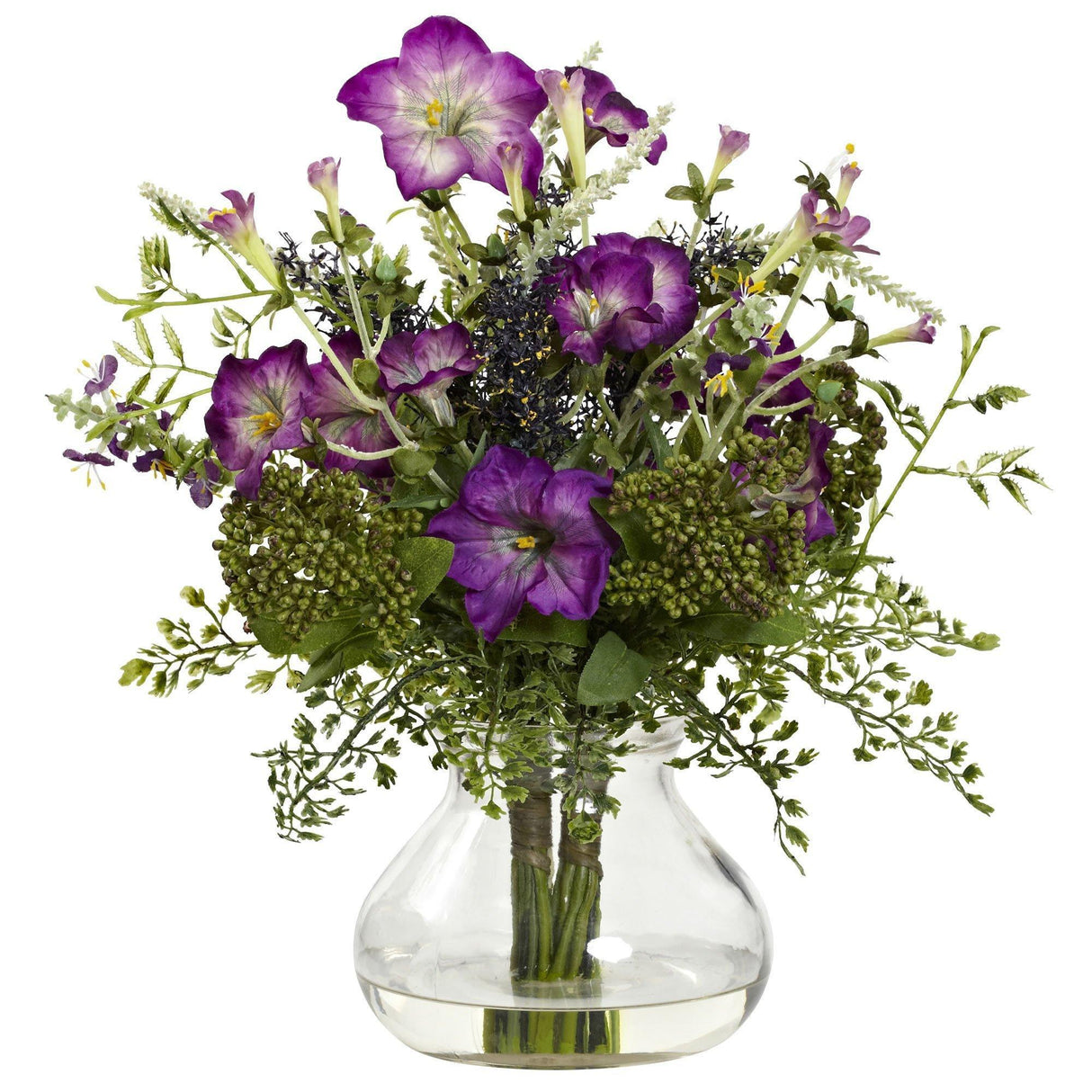 Mixed Morning Glory w/Vase-Parc Decor