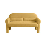 Modern Lambs Wool Fabric Loveseat for Living Room-Parc Decor