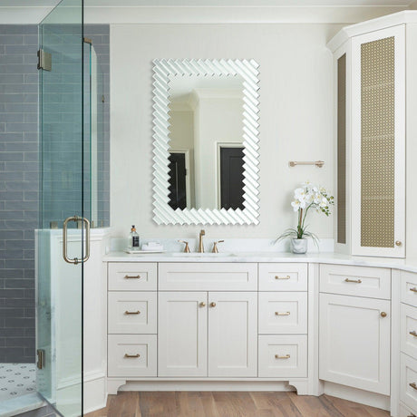 Modern Rectangle Framed Decorative Mirror-Parc Decor