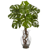Monstera Plant with Vase-Parc Decor