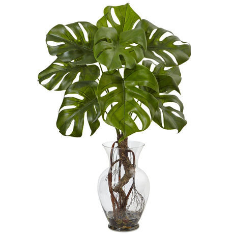 Monstera Plant with Vase-Parc Decor