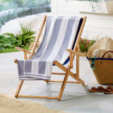 Oversized Striped Cabana Beach Towel - Edgartown Collection-Parc Decor