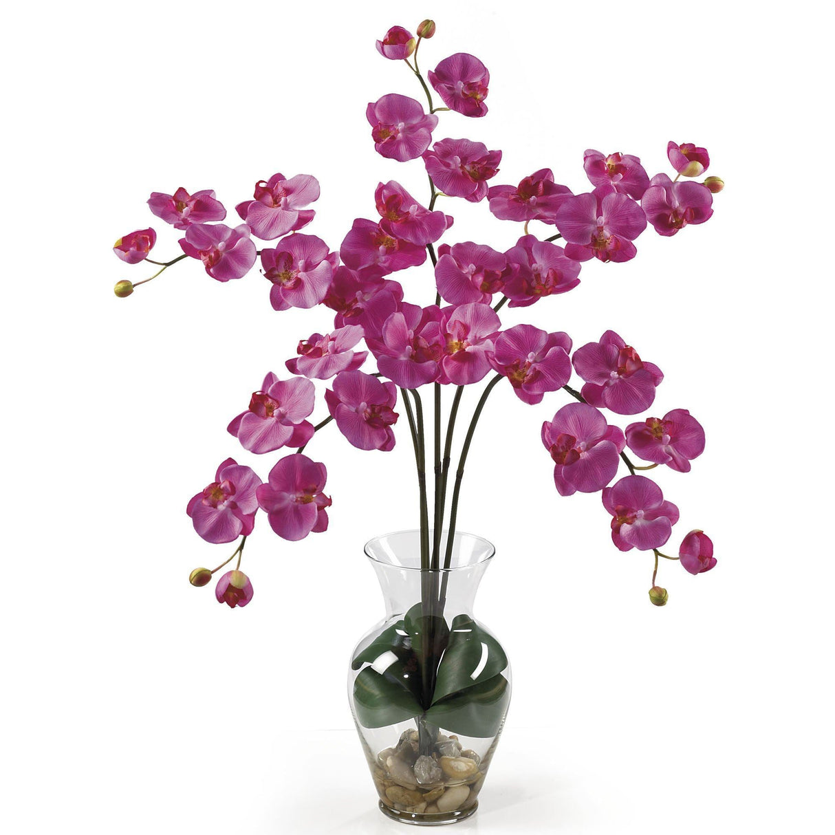 Phalaenopsis Liquid Illusion Silk Flower Arrangement-Parc Decor