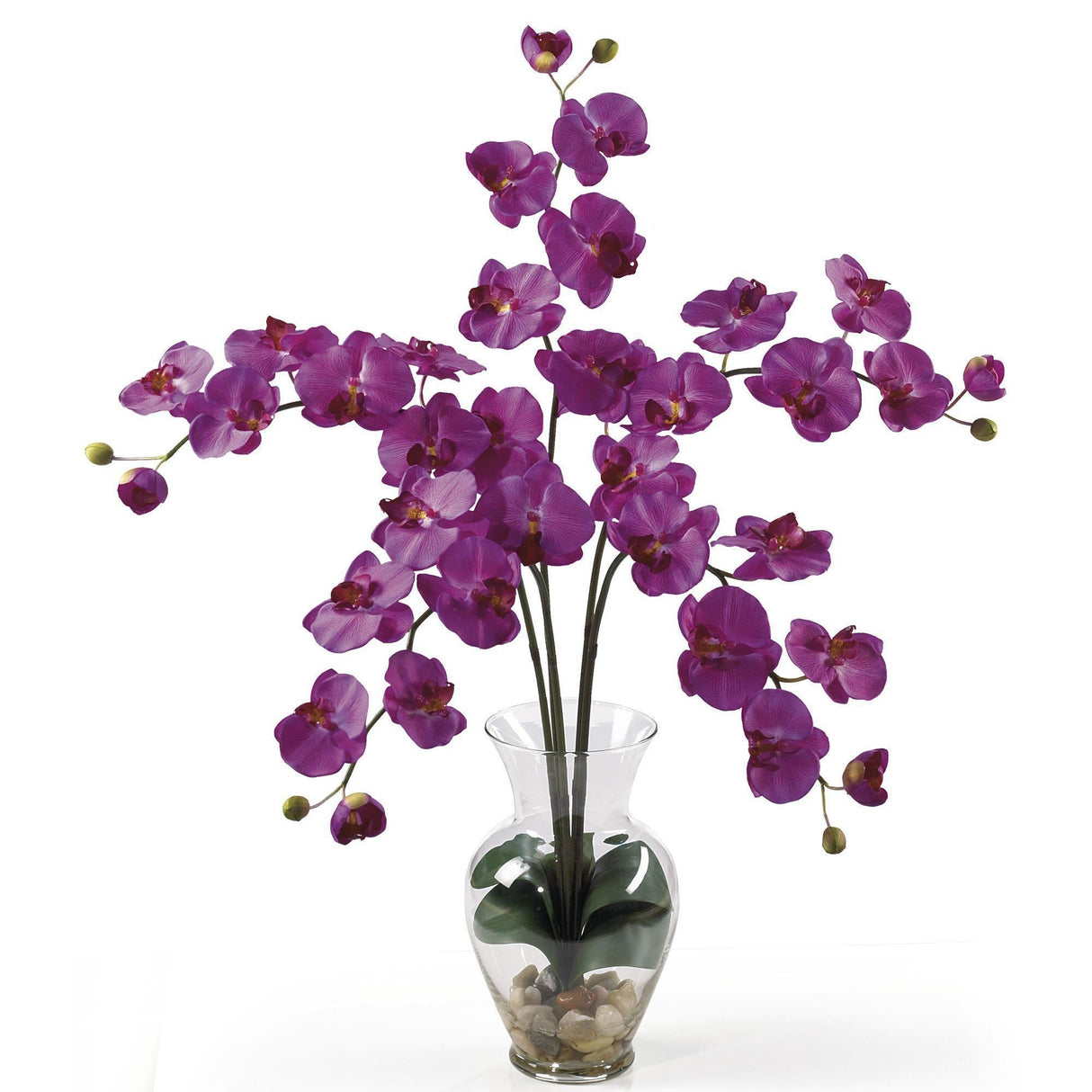 Phalaenopsis Liquid Illusion Silk Flower Arrangement-Parc Decor
