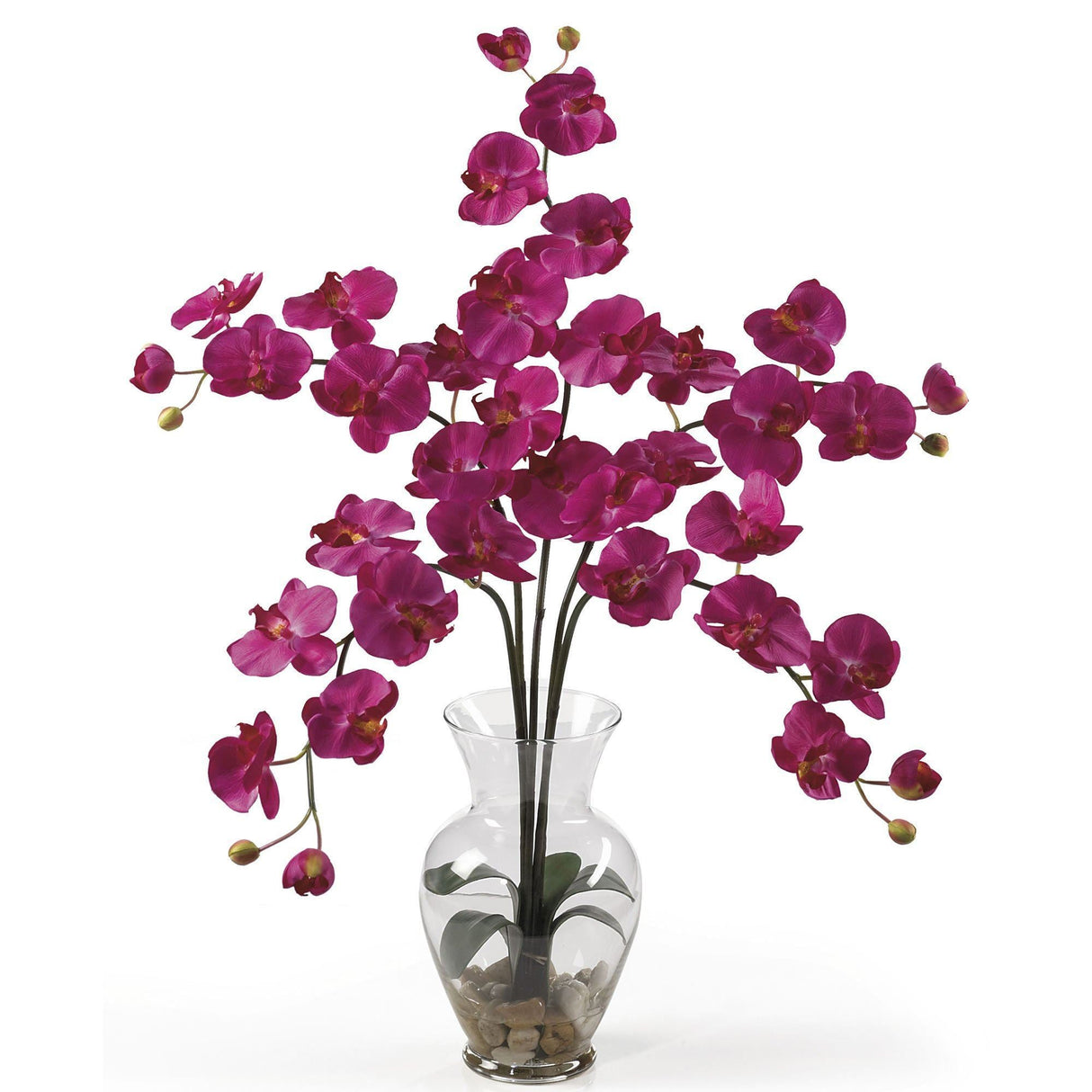 Phalaenopsis Liquid Illusion Silk Flower Arrangement-Parc Decor