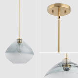 Pheobe 1-light Modern Handblown Glass Island Pendant Light-Parc Decor