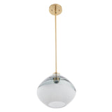 Pheobe 1-light Modern Handblown Glass Island Pendant Light-Parc Decor