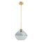 Pheobe 1-light Modern Handblown Glass Island Pendant Light-Parc Decor